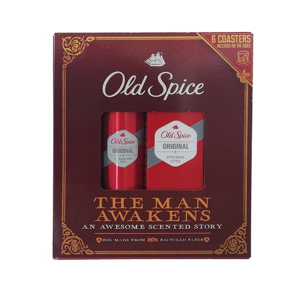 Kazeta Old Spice Original AS100ml +deo | Kosmetické a dentální výrobky - Pánská kosmetika - Dárkové kazety
